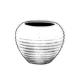 vaso in cotto: h 24 cm diametro 33 cm